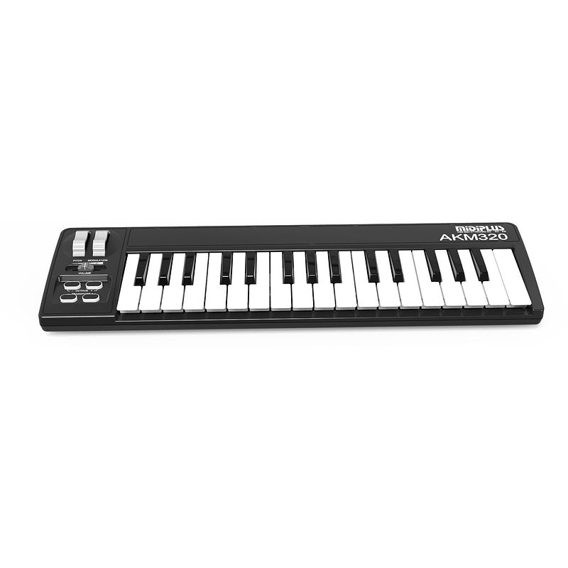 Foto van Midiplus akm320 midi keyboard, zwart