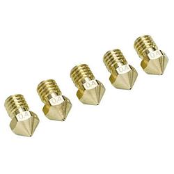 Foto van Ultimaker nozzle pack 0,4 mm geschikt voor: ultimaker 2+, ultimaker 2 extended+ um2+ nozzle pack 5x0.40mm 9525