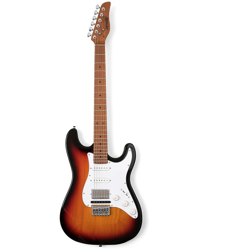 Foto van Zivix jamstik classic midi guitar sunburst elektrische gitaar met gigbag