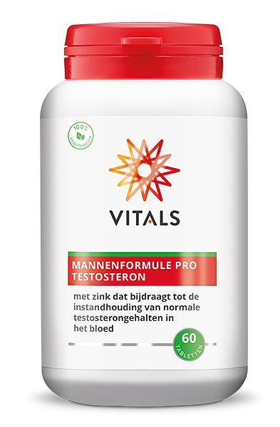 Foto van Vitals mannenformule pro testosteron tabletten