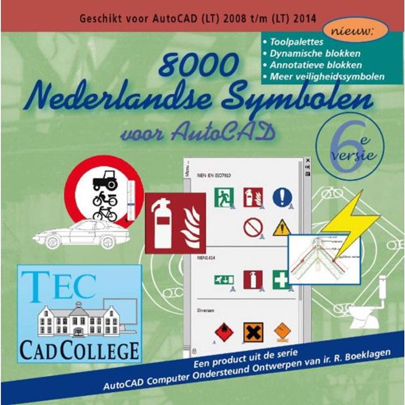 Foto van 8000 nederlandse symbolen voor autocad