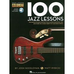 Foto van Hal leonard - bass lesson goldmine: 100 jazz lessons