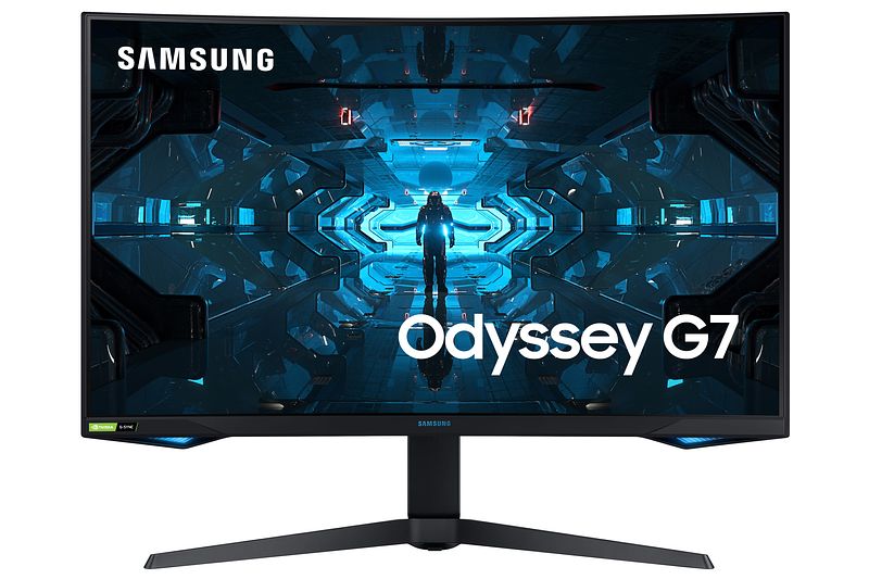 Foto van Samsung lc32g75tqspxen monitor zwart