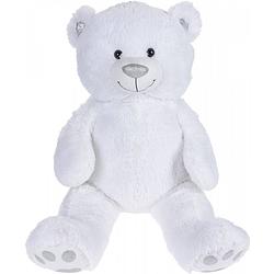 Foto van Tender toys knuffelbeer junior 55 cm pluche wit