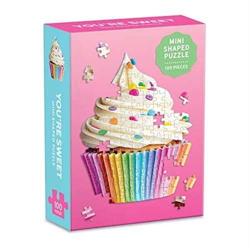 Foto van You'sre sweet: 100 piece mini shaped puzzle - puzzel;puzzel (9780735363915)