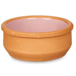 Foto van Set 6x tapas/creme brulee serveer schaaltjes terracotta/roze 8x4 cm - snack en tapasschalen