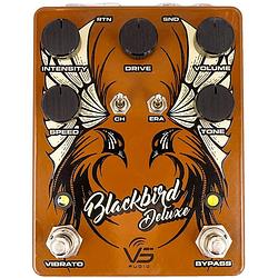 Foto van Vs audio blackbird deluxe overdrive preamp effectpedaal met true bias tremolo