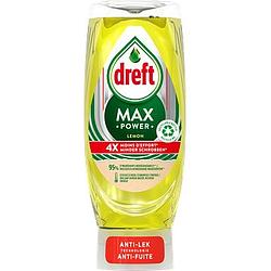 Foto van Dreft maxpower lemon vloeibaar afwasmiddel 450ml bij jumbo