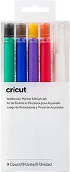 Foto van Cricut aquarel markers en kwasten 9-pack 1.0 mm