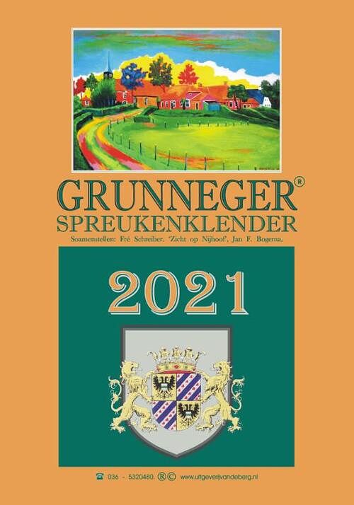 Foto van Grunneger spreukenklender 2021 - fré schreiber - paperback (9789055125036)