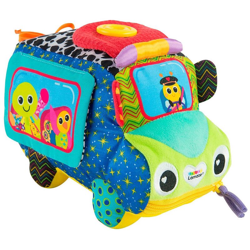 Foto van Lamaze knuffel bus interactief junior 25 x 16 x 17 cm pluche