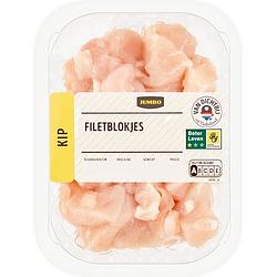 Foto van Jumbo scharrelkip filetblokjes 200g