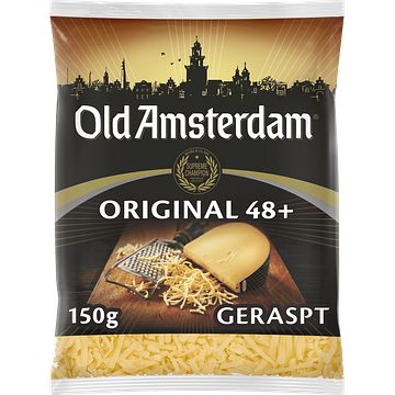 Foto van Old amsterdam original geraspte kaas 48+ 150g bij jumbo