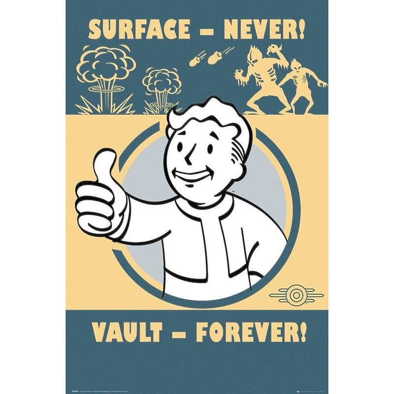 Foto van Gbeye fallout 4 vault forever poster 61x91,5cm