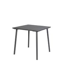 Foto van George table 80x80x75 cm alu anthracite