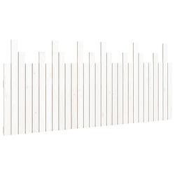 Foto van The living store houten wandhoofdbord - massief grenenhout - 185 x 3 x 80 cm - wit