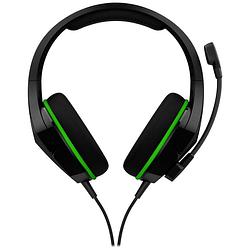 Foto van Hyperx cloudx stinger core over ear headset kabel gamen stereo zwart/groen