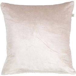 Foto van Dutch decor cido - kussenhoes velvet nude 45x45 cm - roze - roze