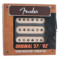 Foto van Fender vintage 57/62 stratocaster pickups aged white (set van 3)