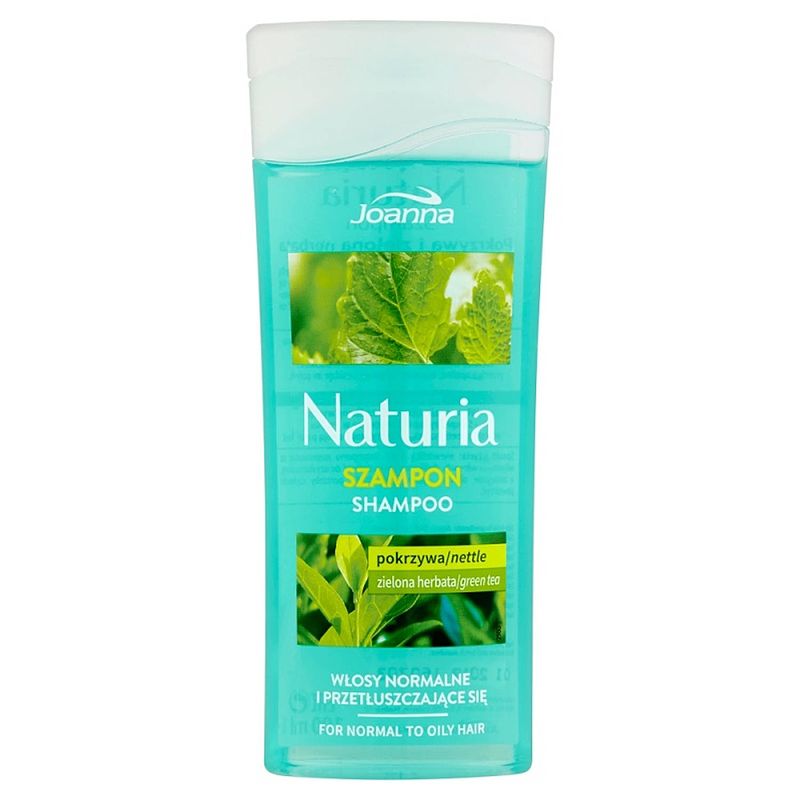 Foto van Naturia shampoo voor normaal en vet haar brandnetel en groene thee 100ml