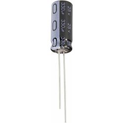 Foto van Jianghai ecr1eqg330mff250607 elektrolytische condensator radiaal bedraad 2.5 mm 33 µf 25 v 20 % (ø x h) 6.3 mm x 7 mm 1 stuk(s)