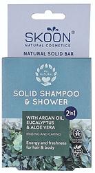 Foto van Skoon solid shampoo & shower bar 2-in-1