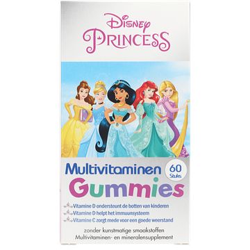 Foto van Disney princess multivitaminen gummies, 60 stuks bij jumbo