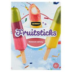 Foto van Jumbo fruitsticks ijslollies 6 stuks