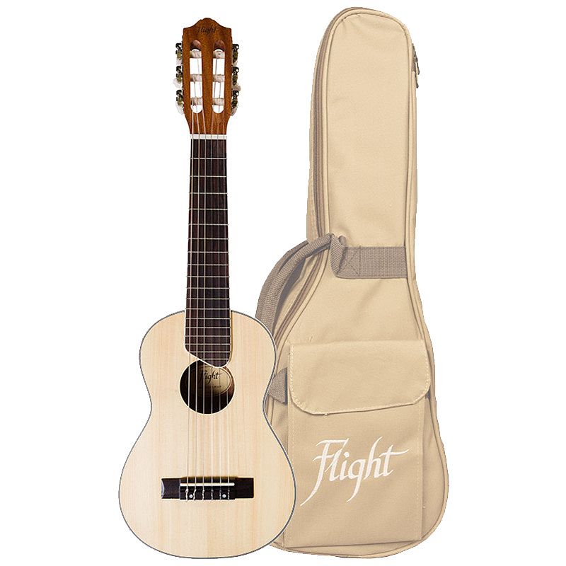 Foto van Flight guitarlele series gut350 sp/sap guitalele met gigbag