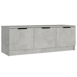 Foto van Vidaxl tv-meubel 102x35x36,5 cm bewerkt hout betongrijs