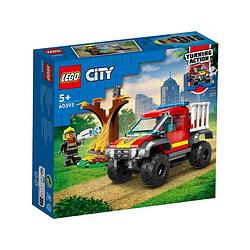 Foto van Lego city fire 4x4 brandweertruck redding 60393