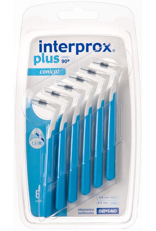 Foto van Interprox ragers plus conisch 3-5 mm blauw 6st