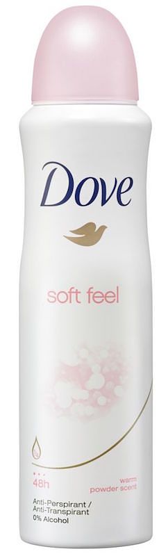 Foto van Dove deospray soft feel