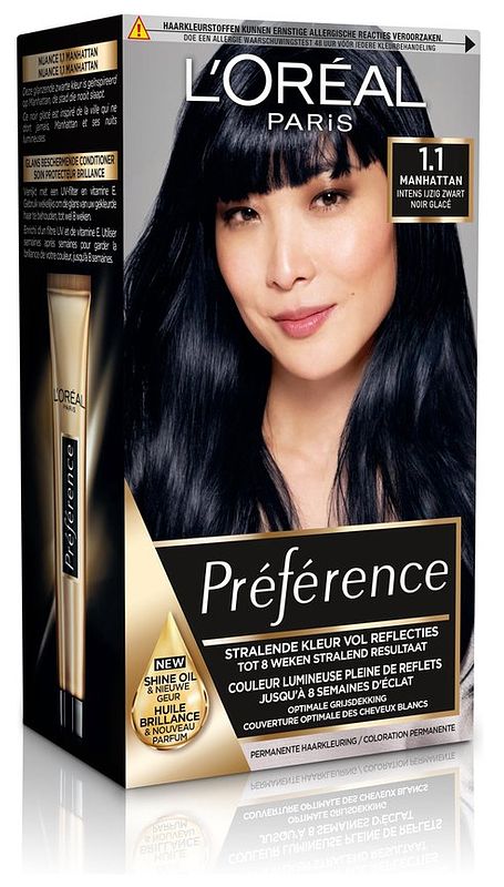 Foto van L'soréal paris preference 1.1 manhattan - intens ijzig zwart