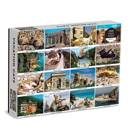 Foto van Vacation cats 1500 piece puzzle - puzzel;puzzel (9780735369504)