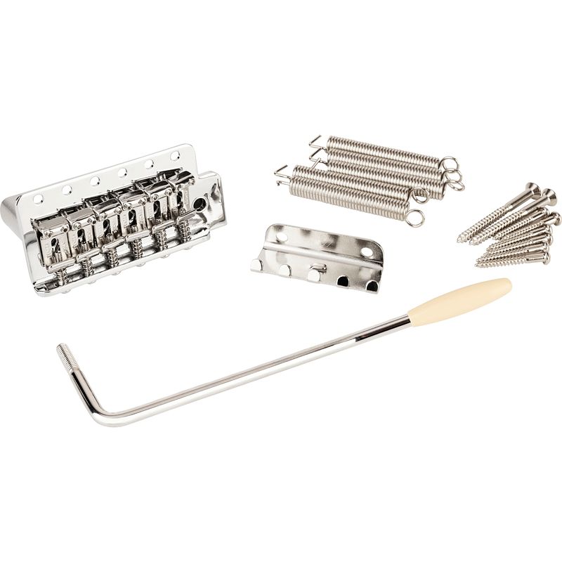 Foto van Fender vintage / narrow strat tremolo assembly chrome tremolo gitaarbrug