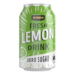 Foto van Jumbo fresh lemon flavour drink zero sugar 330ml