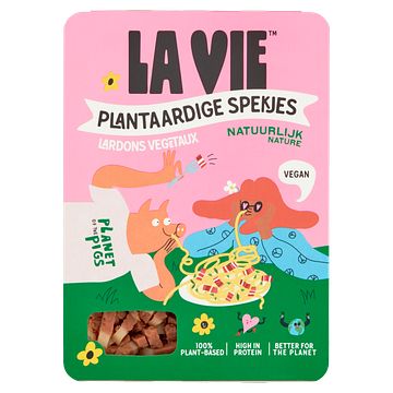 Foto van La vie plantaardige spekjes 2 x 75g bij jumbo