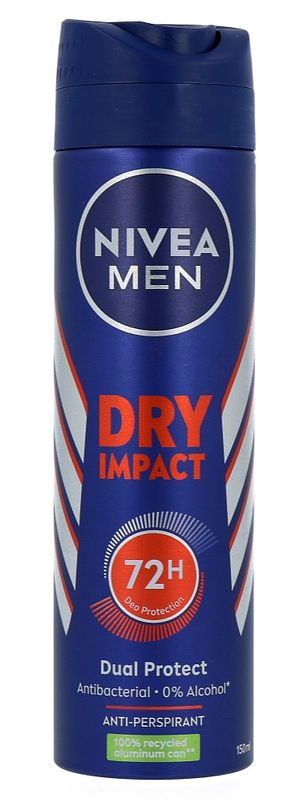 Foto van Nivea men deo spray dry impact 150ml bij jumbo