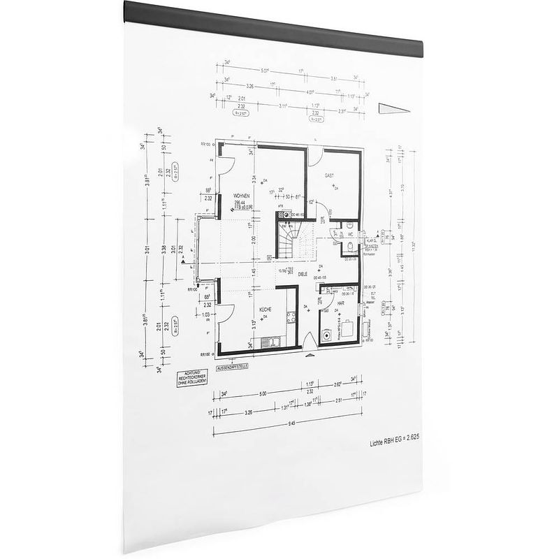 Foto van Durable magneetstrip durafix roll (b x h) 5000 mm x 17 mm zelfklevend, op maat snijdbaar zwart 1 stuk(s) 470801