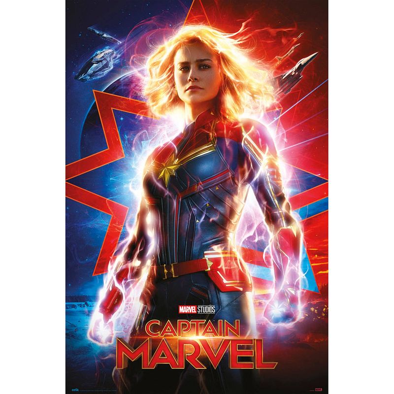 Foto van Grupo erik marvel capitana marvel one sheet poster 61x91,5cm