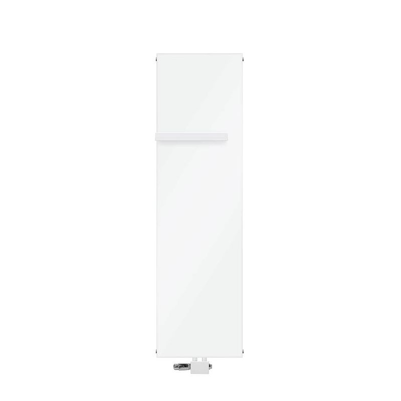 Foto van Badkamerradiator 1600x452 mm wit met universele aansluitset ml-design