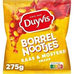 Foto van Duyvis borrelnootjes kaas & mosterd 275gr bij jumbo