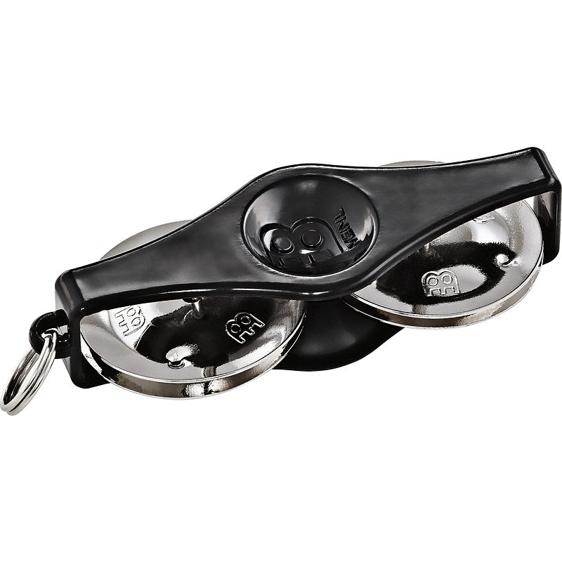 Foto van Meinl krt-bk key ring tambourine sleutelhanger zwart