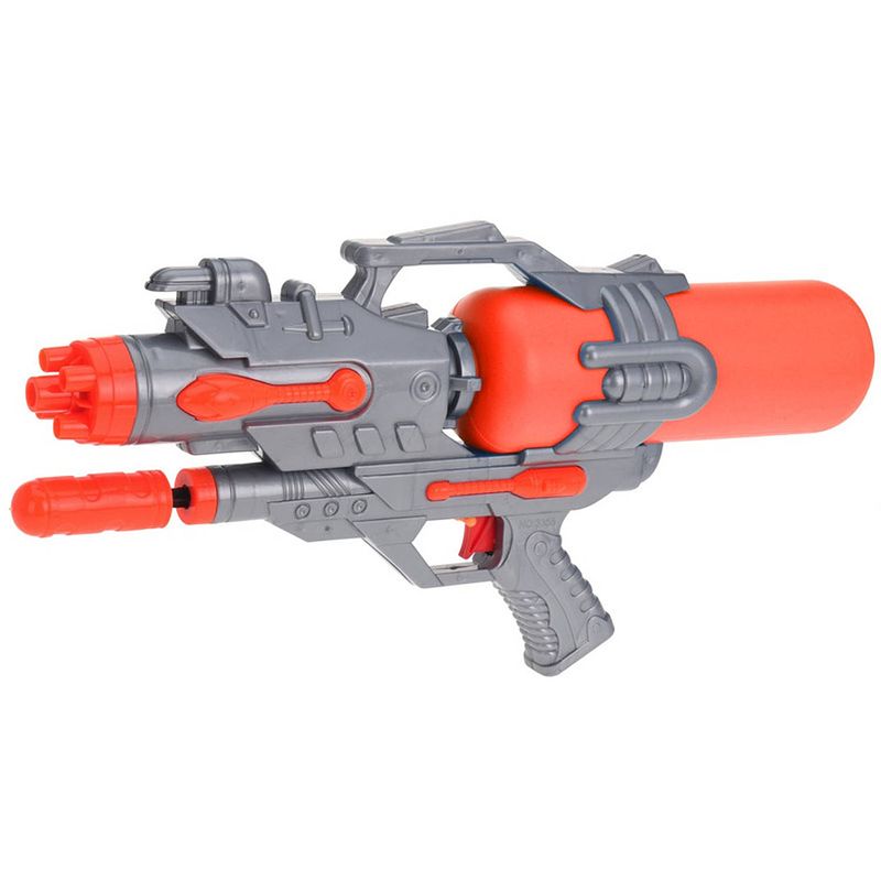Foto van 1x waterpistolen/waterpistool oranje van 46 cm kinderspeelgoed - waterpistolen