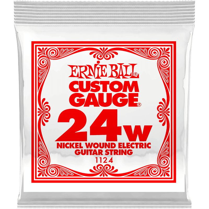 Foto van Ernie ball 1124 .024 nickel wound losse snaar voor elektrische gitaar