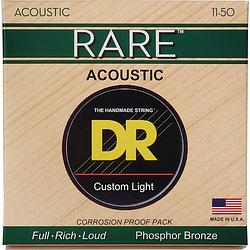 Foto van Dr strings rpml-11 rare lite-medium snaren voor westerngitaar