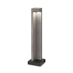 Foto van Moderne grijskleurige led vloerlamp - ideal lux titano - buitenverlichting - stijlvol design