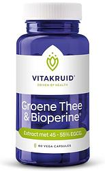 Foto van Vitakruid groene thee & bioperine® capsules