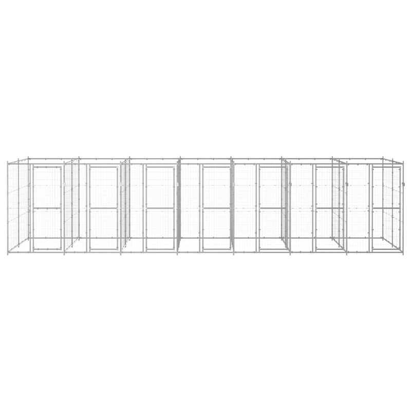 Foto van The living store hondenkennel - x - buitenspeelparadijs - 770x220x180 cm - duurzaam en veilig